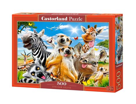 Puzzle Afrykańskie Selfie Castorland 500el