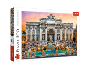 Puzzle Fontanna Di Trevi Rzym Trefl 500el