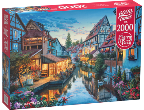 Puzzle Spotkanie w Kawiarni CherryPazzi 2000el