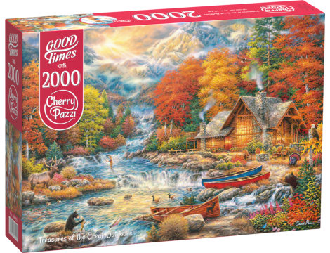 Puzzle Skarby Wielkiej Przyrody CherryPazzi 2000el