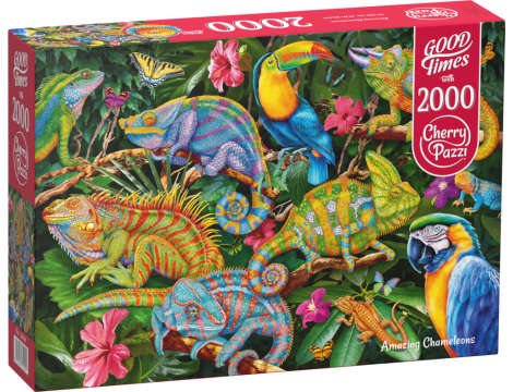 Puzzle Niesamowite Kameleony CherryPazzi 2000el