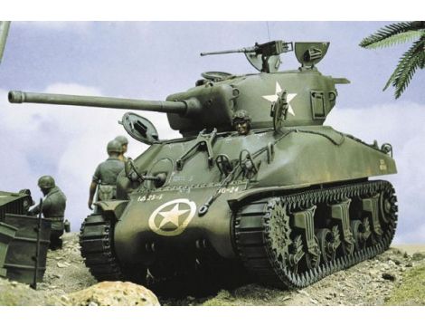 Model Czołgu M4-A1 Sherman Italeri