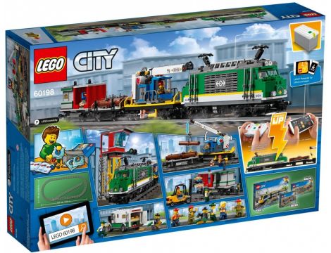 Klocki Pociąg  towarowy LEGO City 60198 - 6