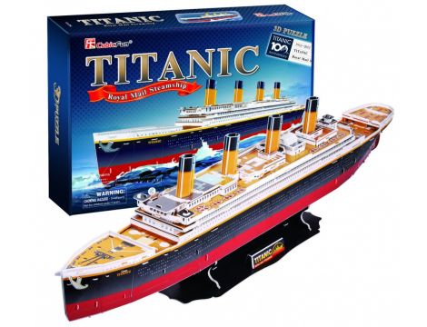 Puzzle 3D Titanic Duży Cubic Fun