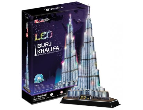 Puzzle 3D Burj Khalifa LED Cubic Fun