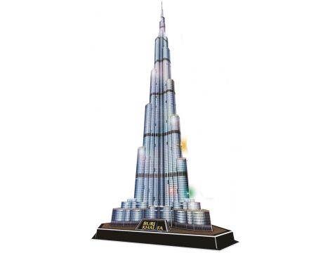 Puzzle 3D Burj Khalifa LED Cubic Fun - 2