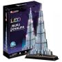 Puzzle 3D Burj Khalifa LED Cubic Fun - 2