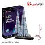 Puzzle 3D Burj Khalifa LED Cubic Fun - 4