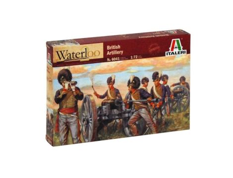 Figurki British Artillery Waterlo Italeri