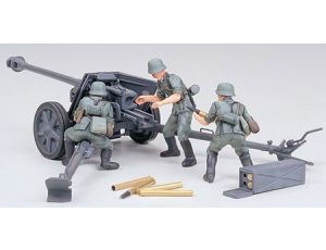 Figurki German 75mm Anti Tank Gun Tamiya