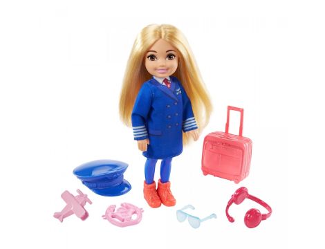 Lalka Barbie Chelsea Pilotka Mattel - 3