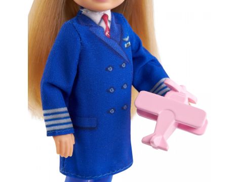 Lalka Barbie Chelsea Pilotka Mattel - 4