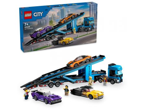 Klocki  Laweta Z Samochodami Sportowymi LEGO City 60408 - 4