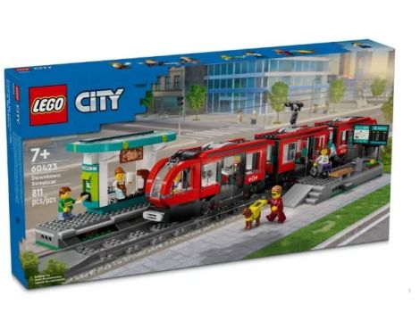 Klocki Tramwaj Miejski Ze Stacją LEGO City 60423