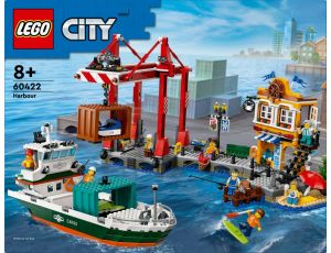 Klocki  Nadmorski Port Ze Statkiem Towarowym LEGO City 60422 - image 2