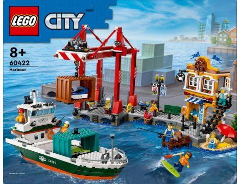 Klocki  Nadmorski Port Ze Statkiem Towarowym LEGO City 60422 - 2