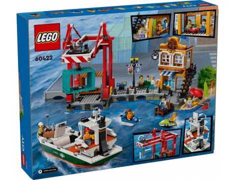 Klocki  Nadmorski Port Ze Statkiem Towarowym LEGO City 60422 - 3