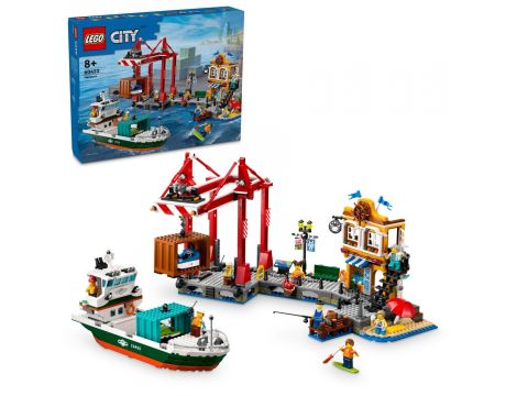 Klocki  Nadmorski Port Ze Statkiem Towarowym LEGO City 60422 - 4