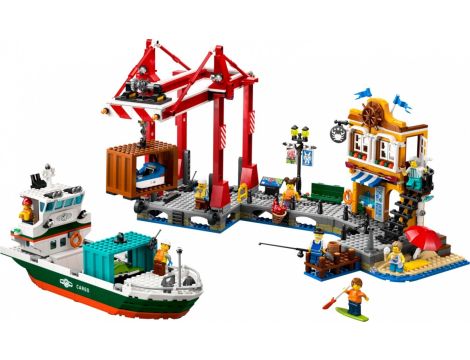 Klocki  Nadmorski Port Ze Statkiem Towarowym LEGO City 60422 - 9