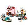 Klocki  Nadmorski Port Ze Statkiem Towarowym LEGO City 60422 - 10