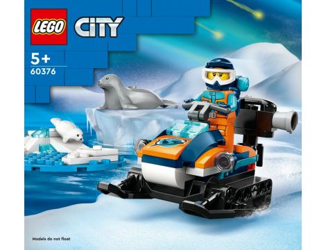 Klocki Skuter Śnieżny Badacza Arktyki LEGO City 60376 - 3