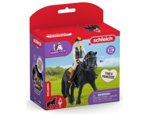 Zestaw Tori i Klacz Fryzyjska Princess  Schleich