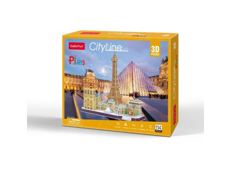 Puzzle 3D City Line Paris Cubic Fun