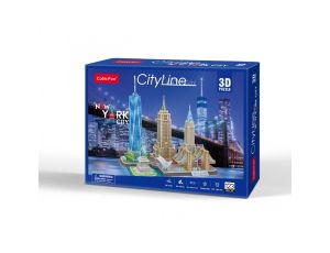 Puzzle 3D City Line New York Cubic Fun - image 2