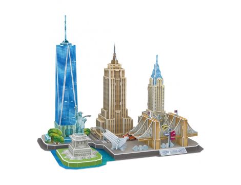 Puzzle 3D City Line New York Cubic Fun - 3