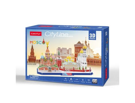 Puzzle 3D City Line Moskwa Cubic Fun