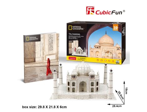 Puzzle 3D Taj Mahal National Geographic Cubic Fun