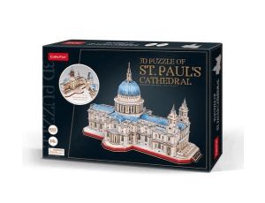 Puzzle 3D Katedra Św. Pawła w Londynie LED Cubic Fun