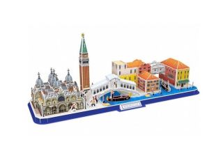 Puzzle 3D City Line Wenecja Cubic Fun - image 2