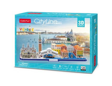 Puzzle 3D City Line Wenecja Cubic Fun