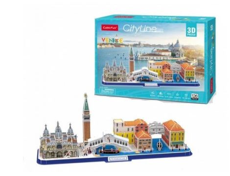 Puzzle 3D City Line Wenecja Cubic Fun - 3