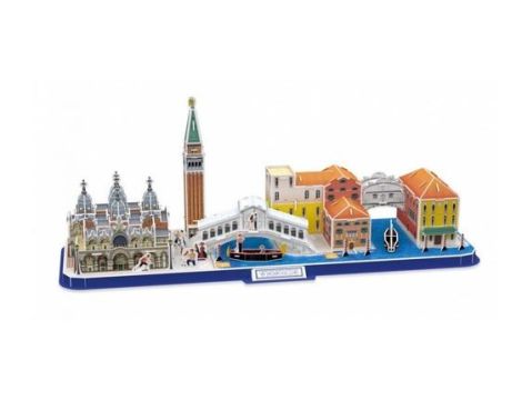 Puzzle 3D City Line Wenecja Cubic Fun - 4