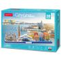 Puzzle 3D City Line Wenecja Cubic Fun - 2