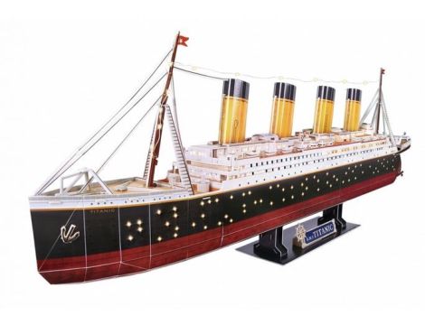 Puzzle 3D Titanic LED Cubic Fun - 3