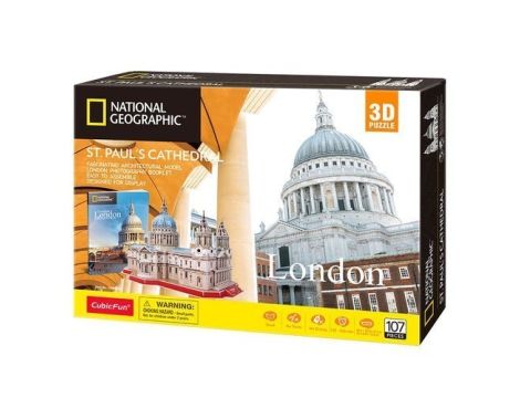 Puzzle 3D Katedra św Pawła National Geographic Cubic Fun