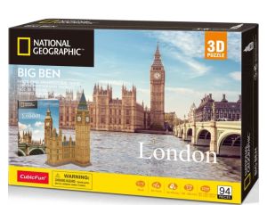 Puzzle 3D National Geographic Big Ben Cubic Fun