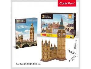 Puzzle 3D National Geographic Big Ben Cubic Fun - image 2