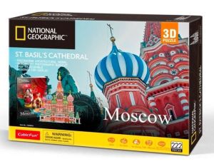 Puzzle 3D National Geographic Sobór Św. Bazyla Cubic Fun