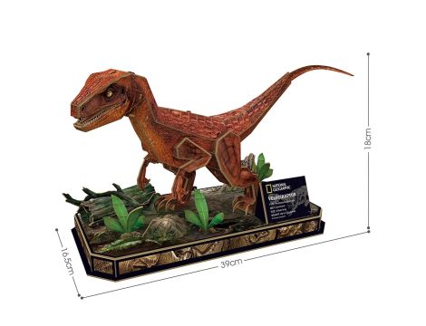 Puzzle 3D Welociraptor National Geographic Cubic Fun - 3