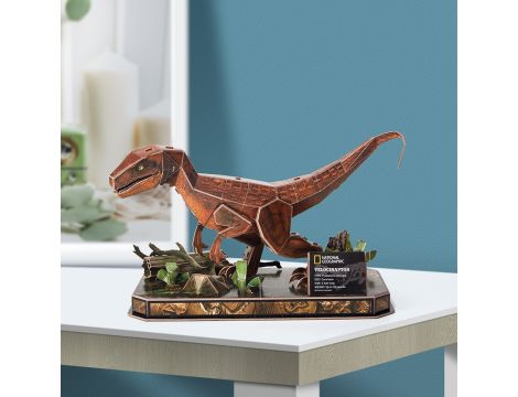 Puzzle 3D Welociraptor National Geographic Cubic Fun - 4