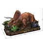 Puzzle 3D Triceratops National Geographic Cubic Fun - 4