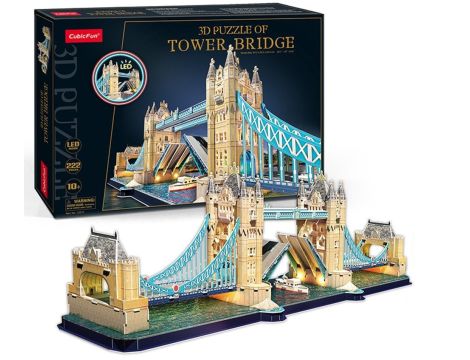 Puzzle 3D Tower Bridge LED Cubic Fun