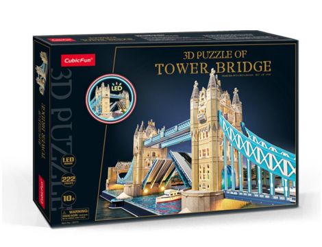 Puzzle 3D Tower Bridge LED Cubic Fun - 3