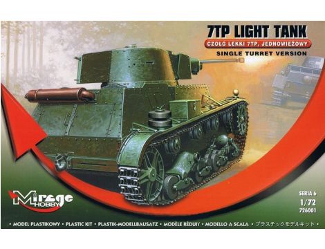 Model Czołgu Lekkiego 7TP Mirage