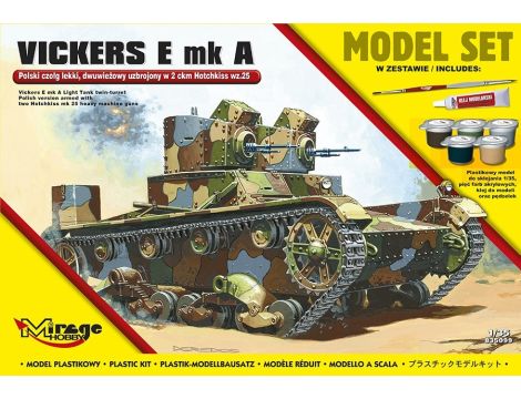 Model Polski Czołg Lekki Dwuwieżowy Mirage