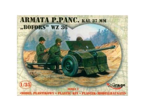 Model Armata Przeciw Pancerna 37mm Bofors WZ.36 Mirage